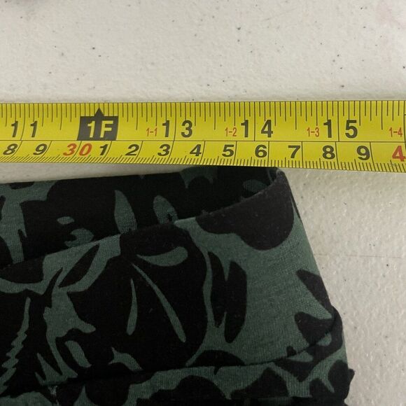 Boden Womens Mini Skirt UK 14 US 10 Green Floral Pleated Pull On R0233 NWT - Picture 9 of 11